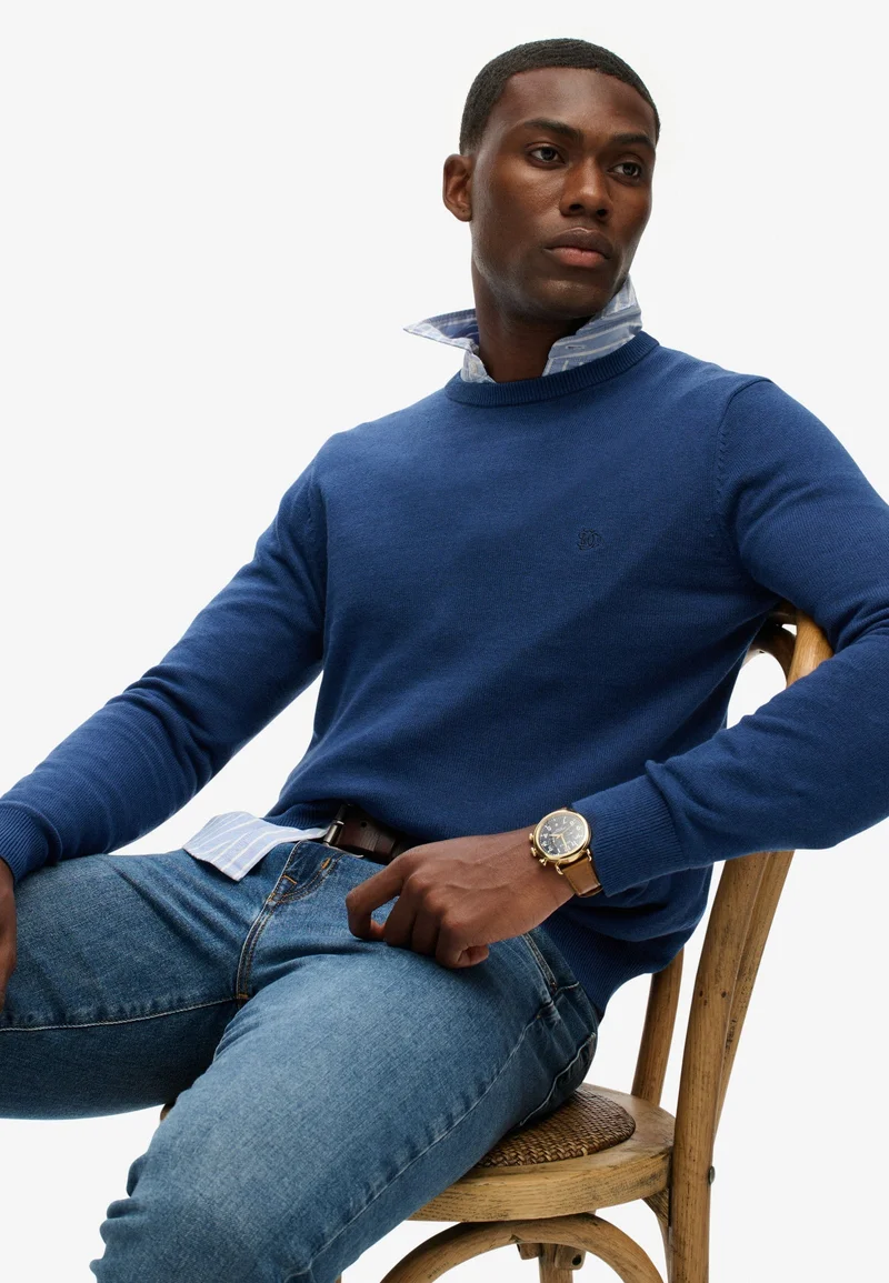 Superdry  Essentials Cotton Jumper for Men | Best Price UAE