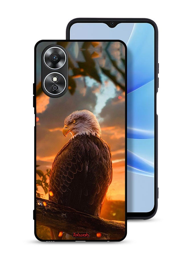 Tolwak Oppo A17 Protective Case Cover Eagle - Image 1