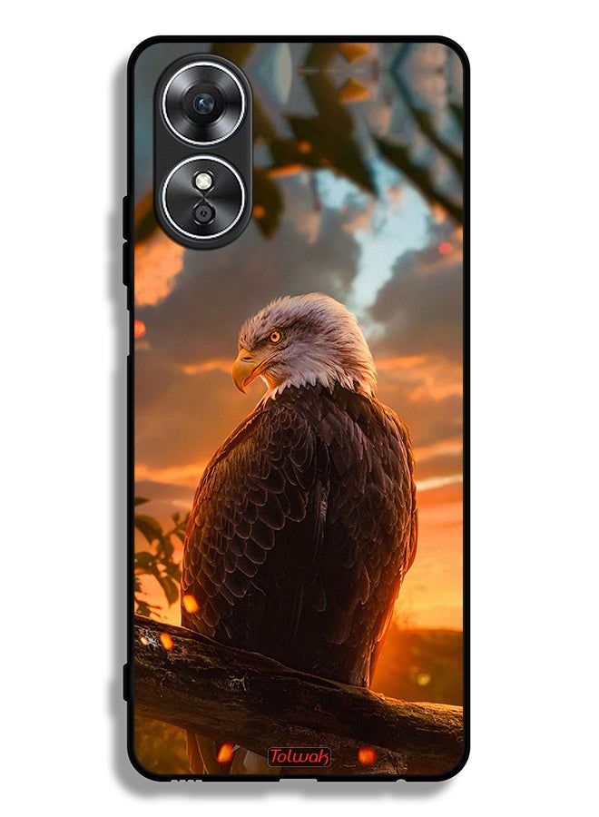 Tolwak Oppo A17 Protective Case Cover Eagle - Image 2