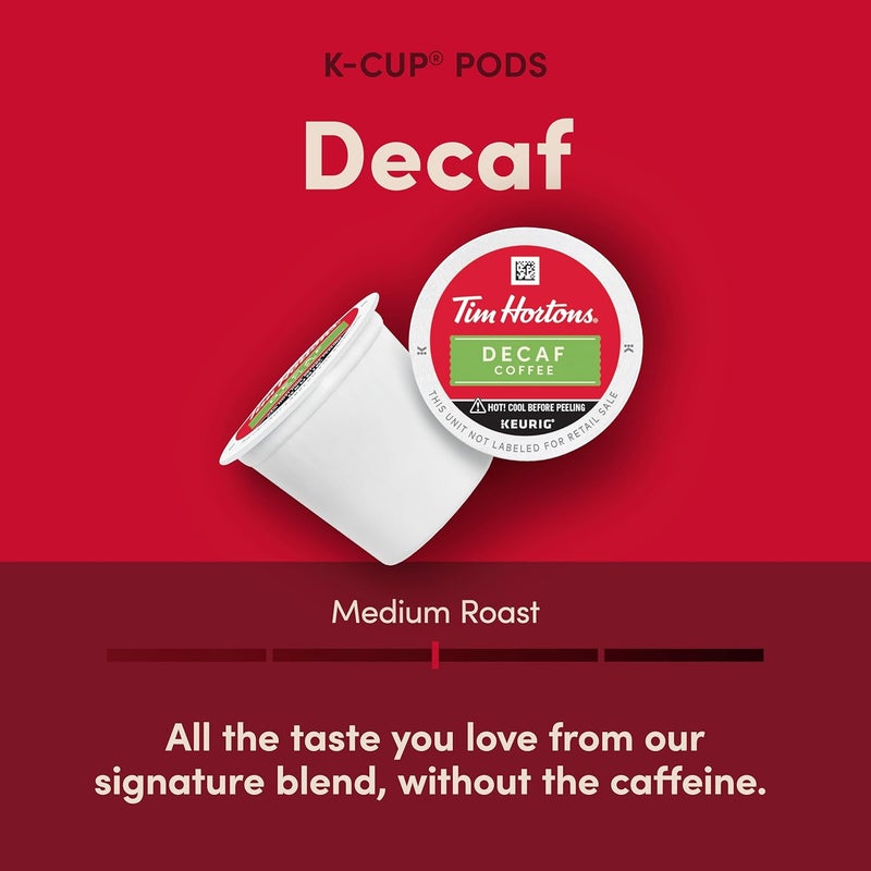 Tim Hortons Decaf Medium Roast Coffee K-Cup Pods - Image 2