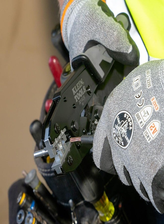 Klein Tools 3010CR MC4 Solar Ratcheting Crimper for 10-14 AWG Stranded Copper Wire PV Connectors - Image 3