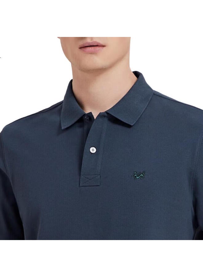 Youngor Men'S Summer Youth Men'S Business Casual Short Sleeve Polo Shirt Dark Green Xl - Image 1