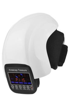 Generic Knee Massager for Joint Pain Relief Arthritis Cramps Meniscus Pain Electric Vibration Knee Brace Wrap with 3 Adjustable Heat Patterns Intensity Time Red Light White  - Image 2