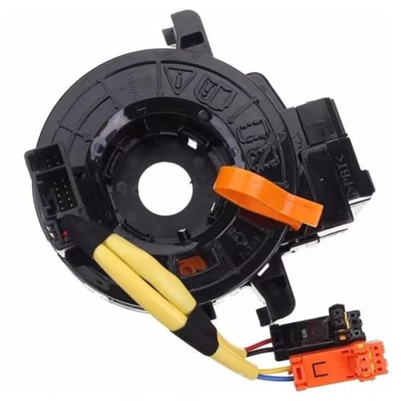 Clock Spring: Black Direct Replacement Spiral Cable - Precision Fit For Toyota Models Restores Airbag Electrical Connectivity For Steering Column Repair - Image 5