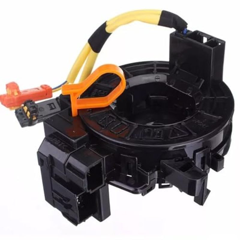 Clock Spring: Black Direct Replacement Spiral Cable - Precision Fit For Toyota Models Restores Airbag Electrical Connectivity For Steering Column Repair - Image 3