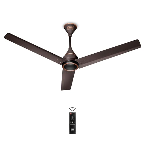 KUHL Arctis A4 1200 mm BLDC 65% Power Saving BLDC Ceiling Fan With Remote | BEE 5 Star Rated & ISI Marked | High Air Flow | 5 Year Warranty on Motor | Espresso Dual - Image 1