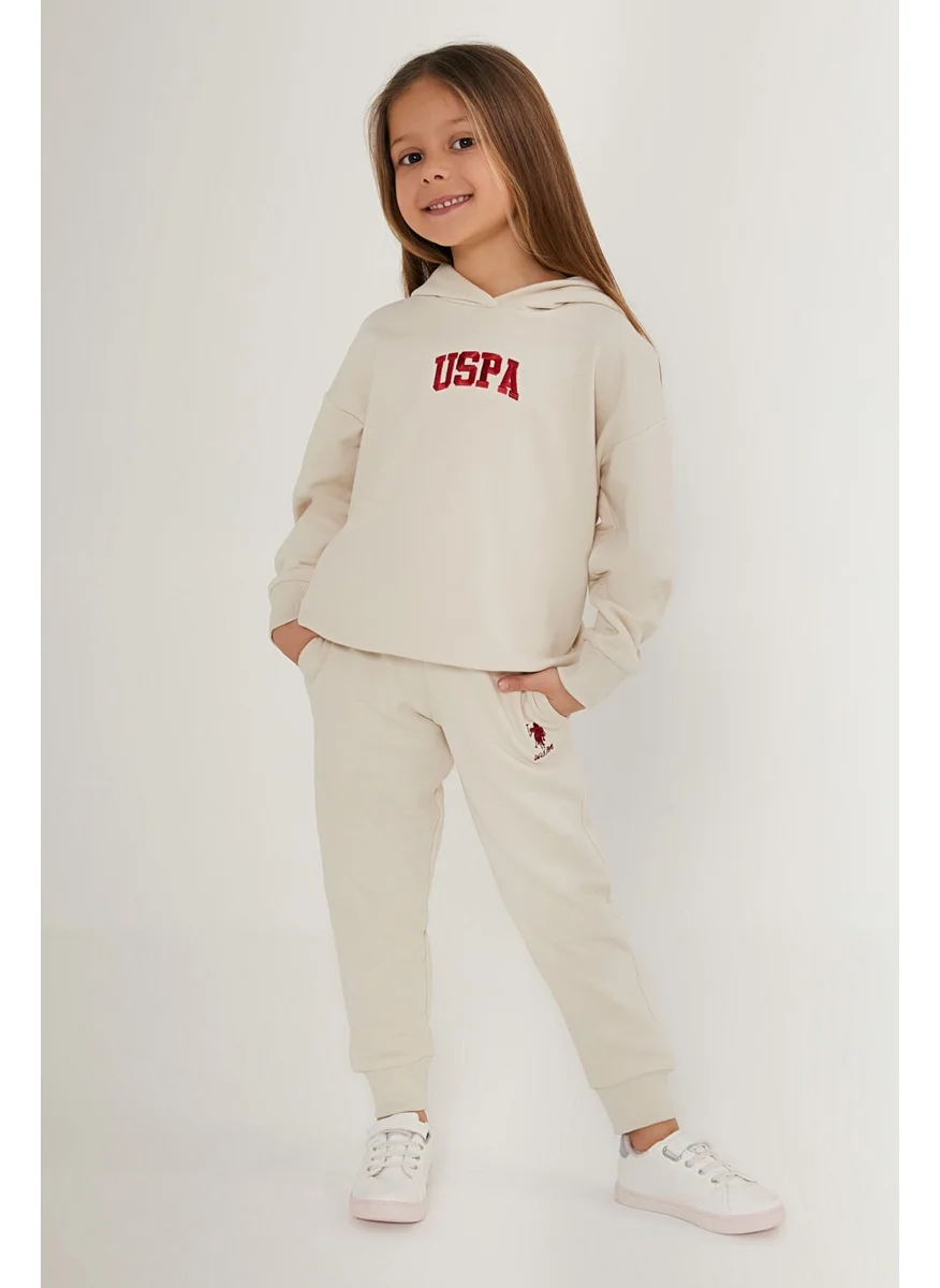 U.S. Polo Assn. BASE. Polo Assn. Energy White Girl's Tracksuit Set