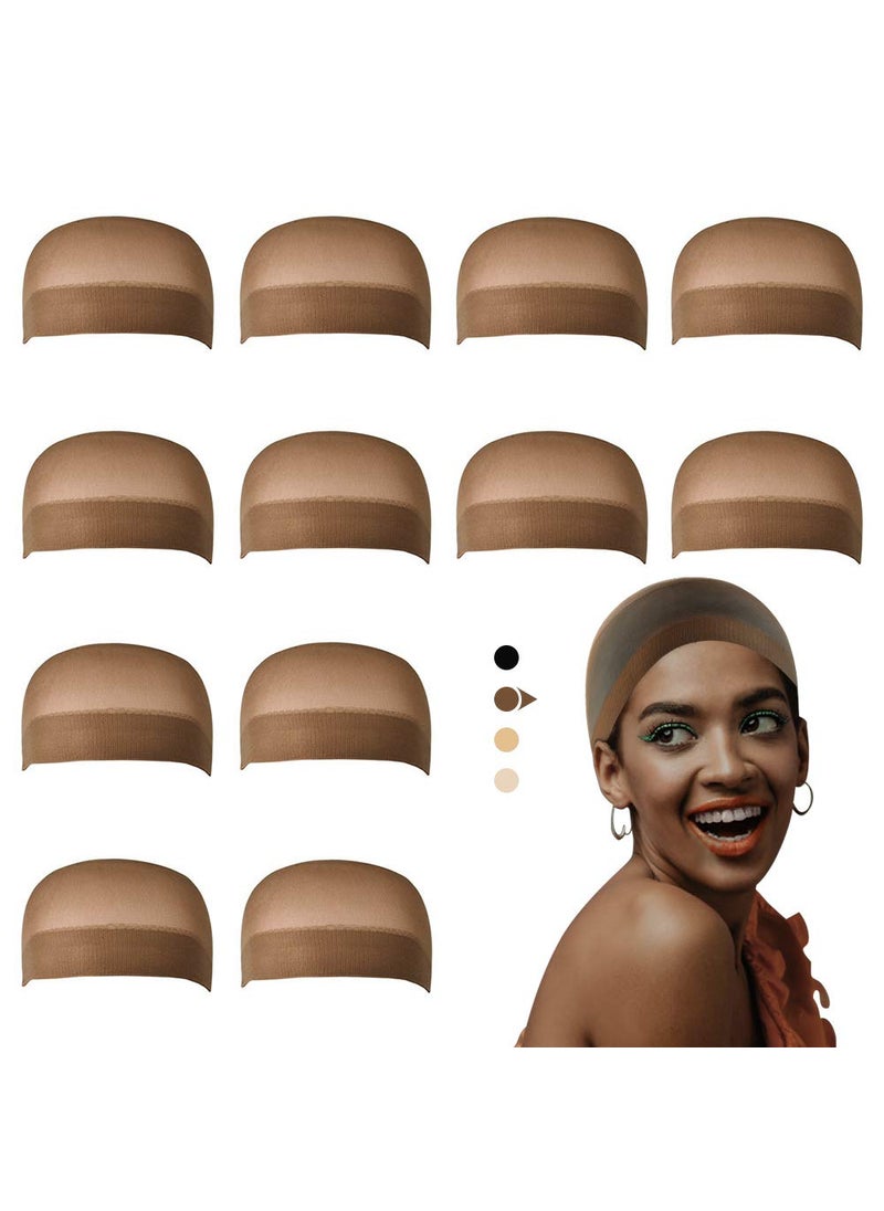 Dreamlover Dreamlover Wig Cap for Lace Front Wig Stocking Cap for Wigs 12 Pieces 