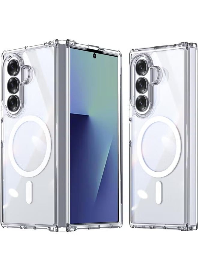 Magnetic Case for Samsung Galaxy Z Fold 7 2025 Magsafe Cover, Shockproof Protection, Anti-Yellow & Anti-Scratch - Image 1