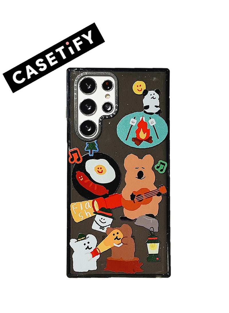 Casetify Samsung Galaxy S23 Ultra 'Campfire Concert' Bear Series Case - Image 1