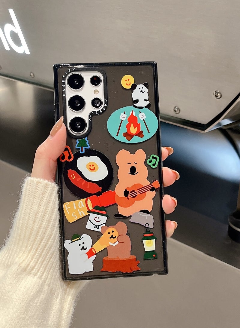 Casetify Samsung Galaxy S23 Ultra 'Campfire Concert' Bear Series Case - Image 2