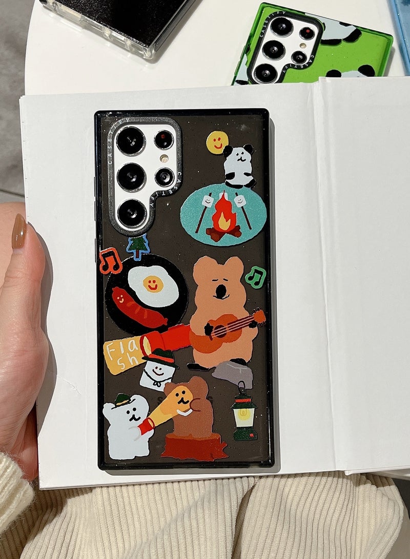 Casetify Samsung Galaxy S23 Ultra 'Campfire Concert' Bear Series Case - Image 3