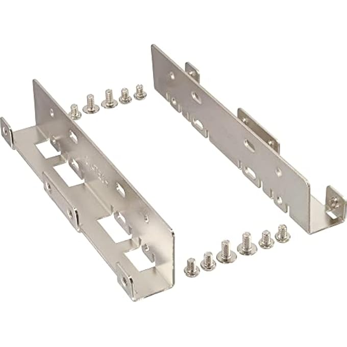 INLINE 39950C HDD/SSD MOUNTING RAILS, 2X 6.35 CM (2.5 INCHES) TO 8.89 CM (3.5 INCHES), FRAME AND SCREWS ONLY - Image 1