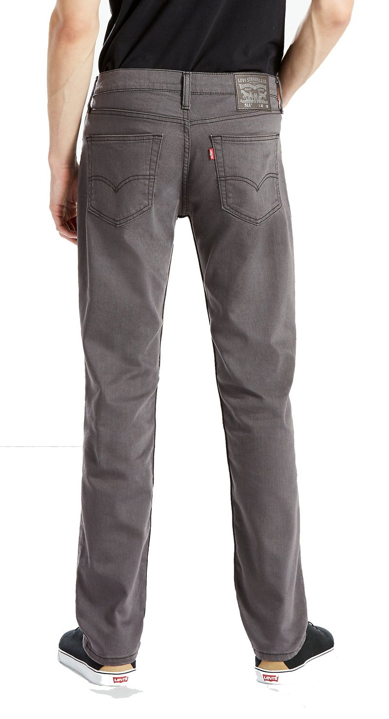 Levi's Men's 511 Slim Fit Jeans, Grey Black 3D-Stretch, 32W x 32L - Image 2