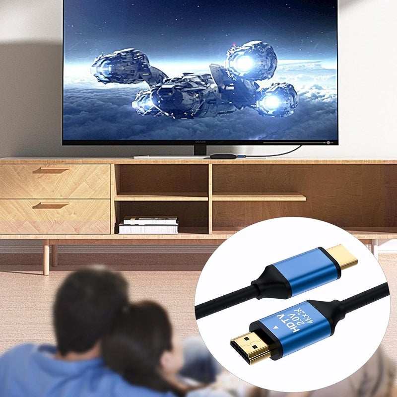 4K HDMI2.0 Cable Gold Plateds Connector4K @ 60HZ for Connection to TVs Monitors Laptop with Advanceds Signals Claritys Gold Plateds Connectors - Image 2