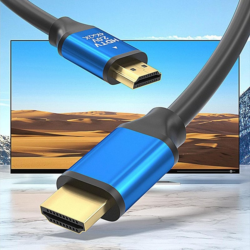4K HDMI2.0 Cable Gold Plateds Connector4K @ 60HZ for Connection to TVs Monitors Laptop with Advanceds Signals Claritys Gold Plateds Connectors - Image 4