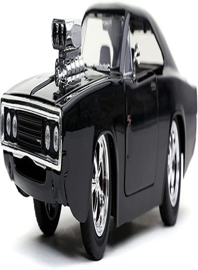 QQ Show سيارة لعبة QQ Show Play Boy 1:32 Fast & Furious مصنوعة من سبيكة معدنية مصبوبة، تعمل بنظام السحب للخلف، مزودة بأبواب قابلة للفتح وإضاءة وموسيقى للأطفال (متعددة الألوان). - Image 1