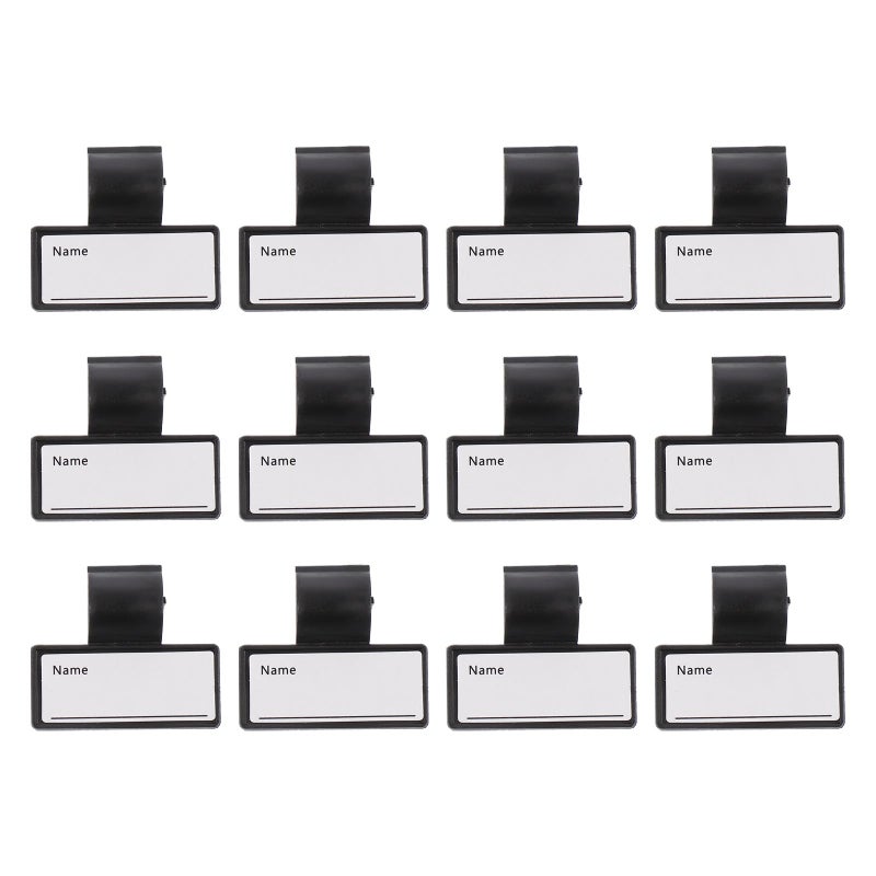 12 Pcs Writable Plastic Name Labels For Medical Stethoscope Doctor Nurse Use - Image 2