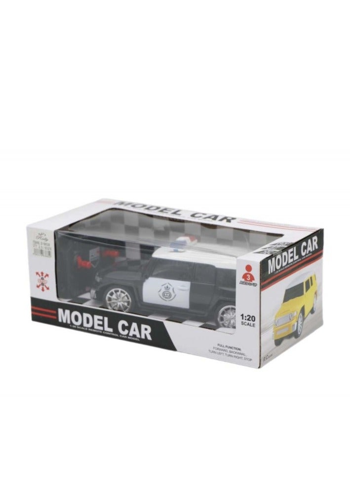 Model car Original detail lightweight portable police car with remote control design - Image 2