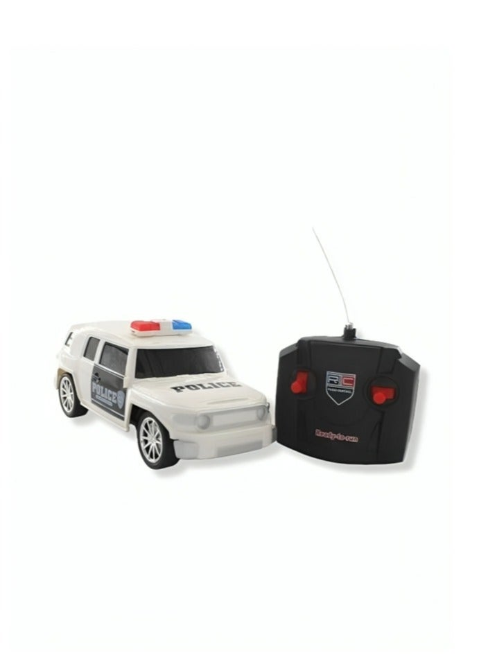 Model car Original detail lightweight portable police car with remote control design - Image 4