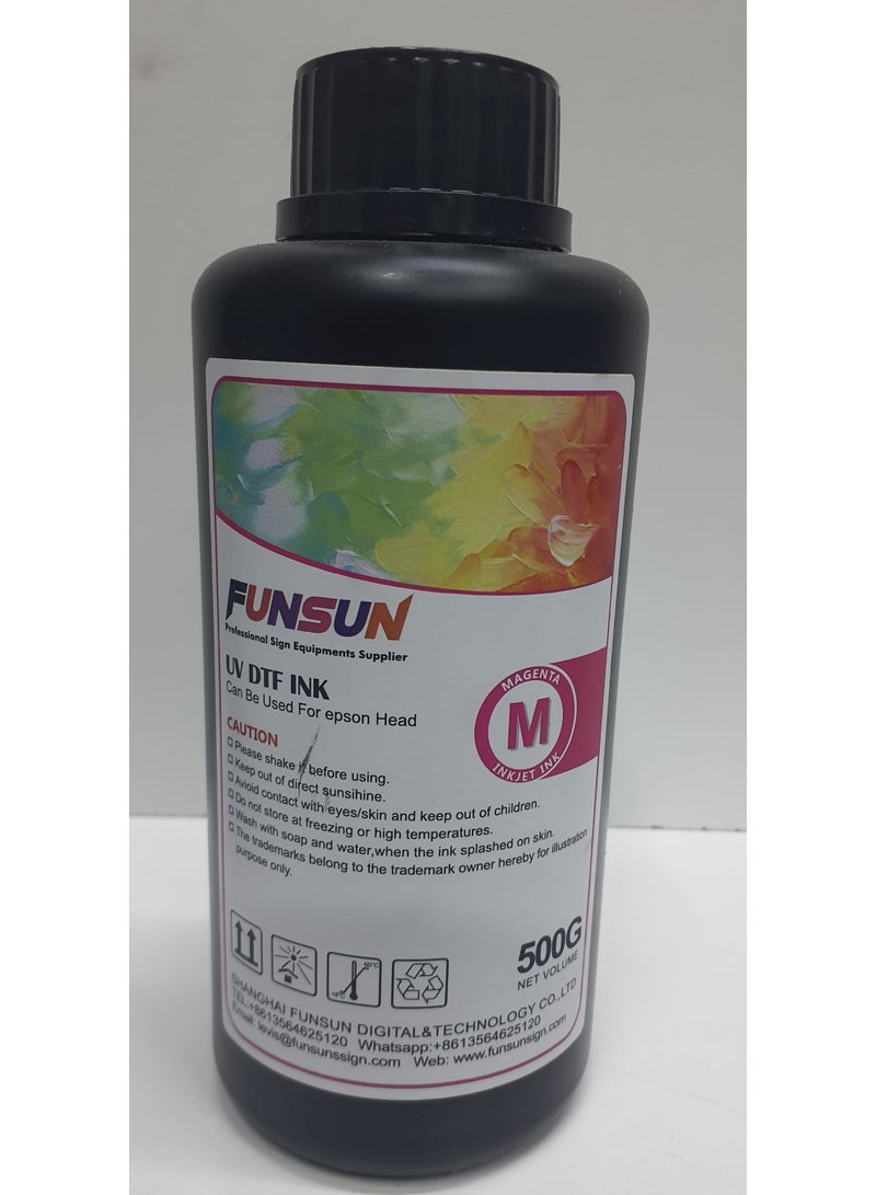 UV DTF Ink - 6 Color Set for UV DTF Printers - 500ml Each | - Image 2