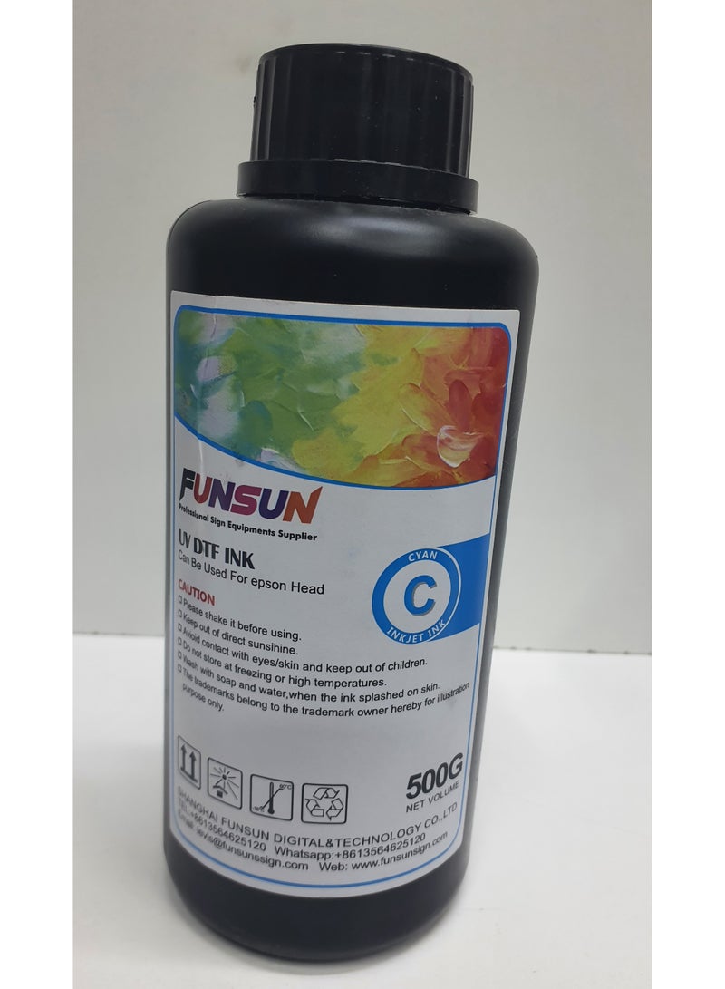 UV DTF Ink - 6 Color Set for UV DTF Printers - 500ml Each | - Image 4
