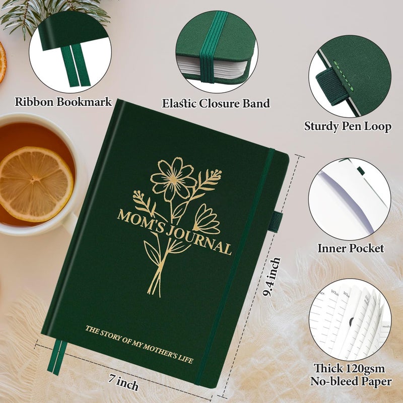 SIMSIMY Mom Life Story Book Journal, A Mother’S Guided Journal with Prompt Questions to Share Her Journey & Memories, Meaningful Family Keepsake Gift for Mother's Day, Birthday, Christmas from - Image 5