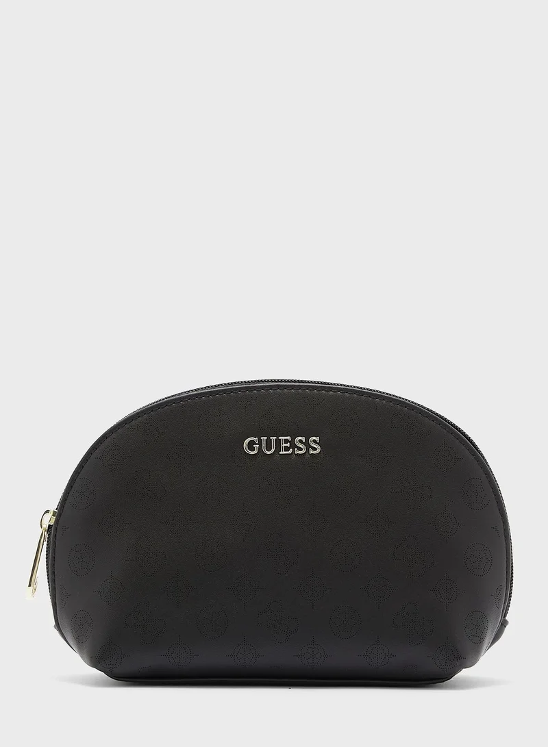 GUESS Jacaline Zip Around Cosmetic Bag
