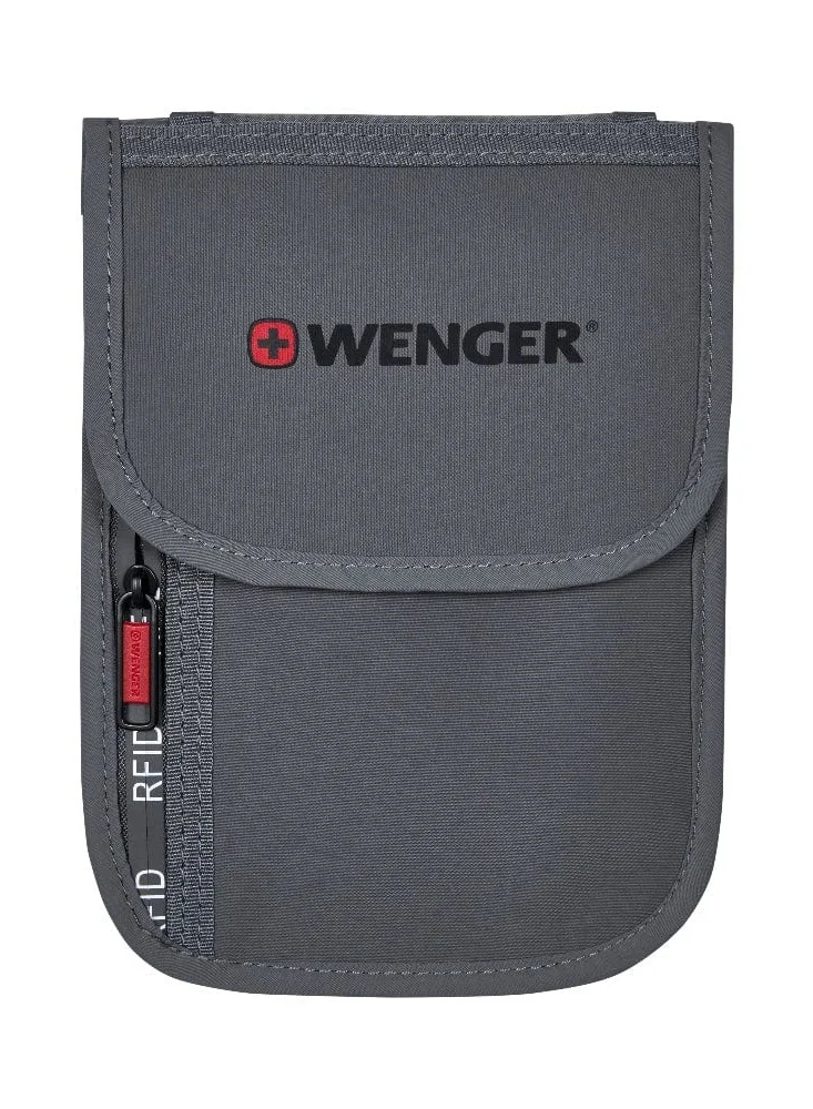 Wenger Travel Document Rfid Neck Pouch Grey - 611878