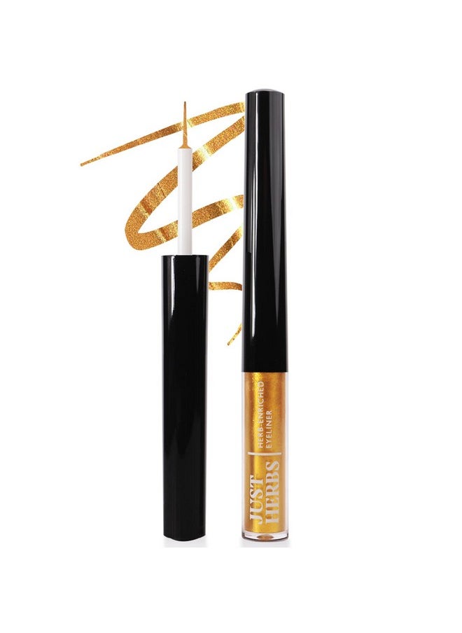 Just Herbs Eyeliner Waterproof And Smudge Proof, Long Lasting Eyeliners 2.5G (Golden Hour)  - Image 1