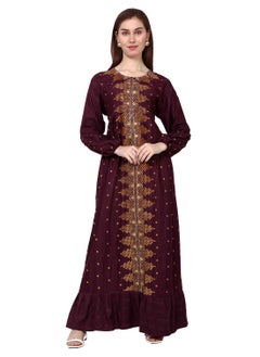 LONG VISCOSE UNIQUE EMBROIDERY LONG SLEEVES ARABIC KAFTAN JALABIYA DRESS - pzsku/Z9FEDD7B9E61B9CAE2281Z/45/_/1707915129/05b67eb5-e1e1-4266-a07c-686344702718