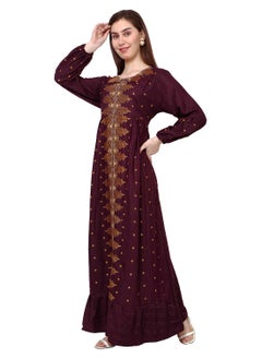 LONG VISCOSE UNIQUE EMBROIDERY LONG SLEEVES ARABIC KAFTAN JALABIYA DRESS - pzsku/Z9FEDD7B9E61B9CAE2281Z/45/_/1707915133/81606469-bd4e-4f79-a561-d4c5593788b0