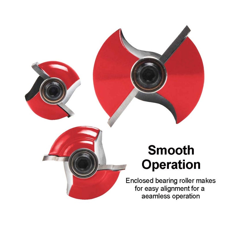 MLD 14 inch 12 pcs Handle Milling Cutter Router Bit Set 635 mm Wood Cutter Carbide Shank Mill Woodworking Trimming Engraving Carving Cut ToolsSize 635 mmColorMulti MaterialCarbon steel - Image 3