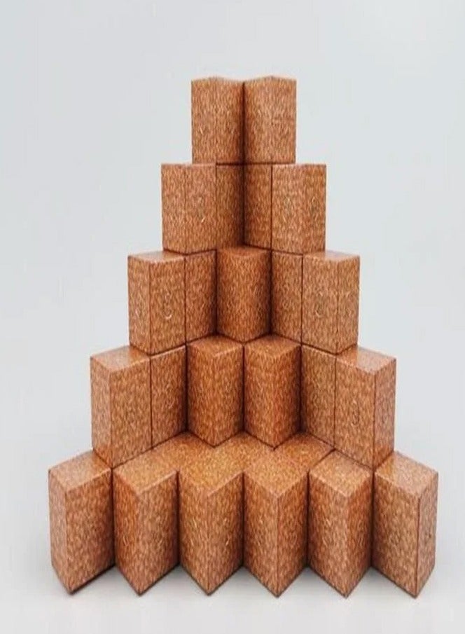 AirYoung 32 قطعة من مكعبات البناء المغناطيسية ، مجموعة Build Mine Magnet World ، ألعاب بناء عالم مصغر مكعبات بناء 25 مم حجم كبير جدًا ، لعبة بناء مكعبات الألغاز للعائلة والأطفال ، ألعاب STEM Montessori الحسية للأطفال الصغار - Image 5