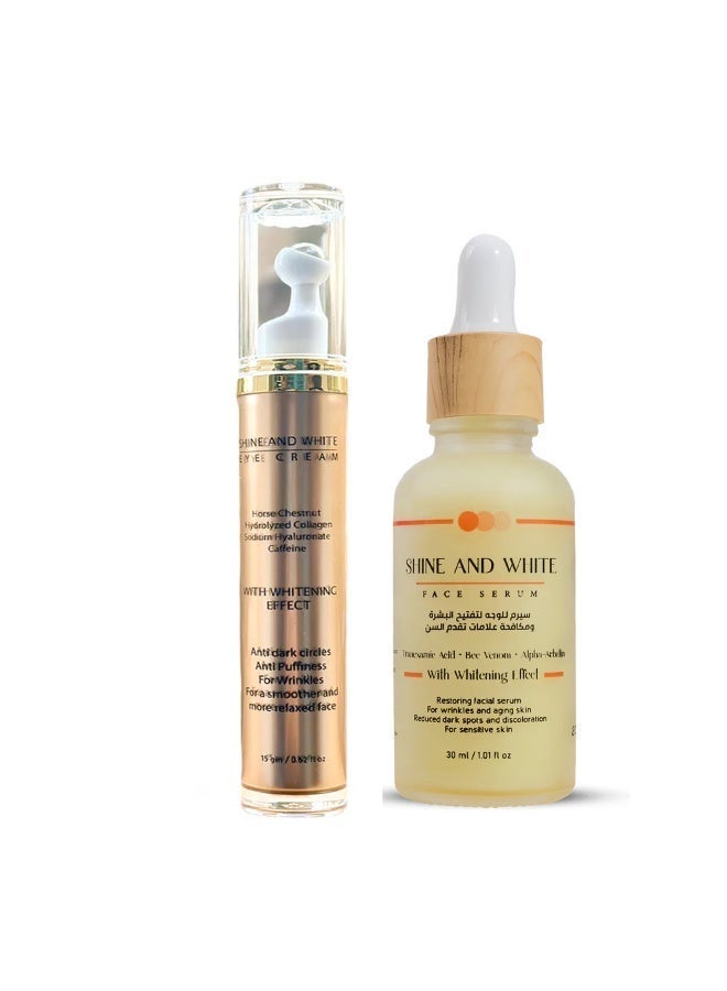 سو ساندي شاين اند وايت سو ساندي ( سيروم النضارة الاول فى مصر + كريم العين ) - Image 1