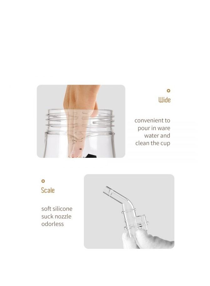 لوكو كوب بقشة للاطفال و مزود بفوهة وقشة من لوكو ، مضاد للانسكاب لتدريب الاطفال على الشرب ومزود بمقبض و فرشاه سيليكون - Image 5