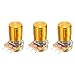 uxcell uxcell 3 Pcs 10K Ohm Variable Resistors Single Turn Rotary Carbon Film Taper Potentiometer with Knob  - Image 2