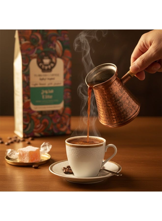 قهوة كوبا - قهوة تركية محمصة قليلاً ممزوجة بالهيل - كيس 50 جم - Image 3