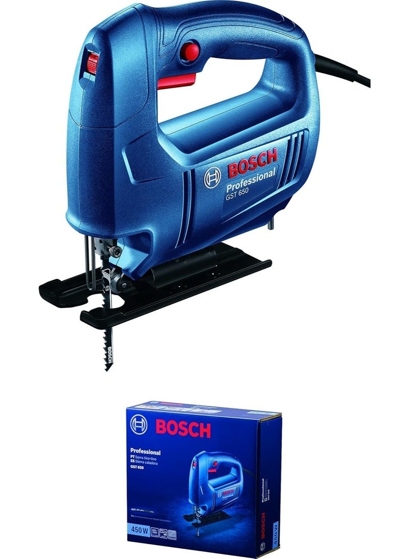 بوش 06015A8000 - منشار اركيت عمق 65 مم خشب 450 وات GST 650 من بوش - Image 3