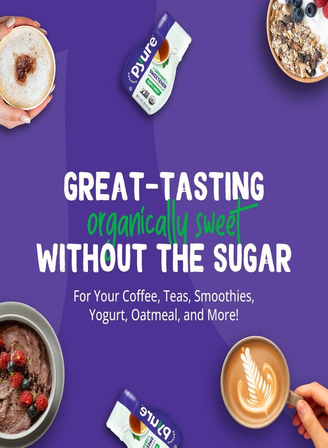 Pyure Organic Liquid Stevia Extract Sweetener – Zero Calorie, Sugar Free, Keto Friendly, Plant-Based Sugar Substitute – Non-GMO, Diabetic Friendly, Zero Carb, No Aftertaste – Simply Sweet – 1.8 fl oz - Image 5