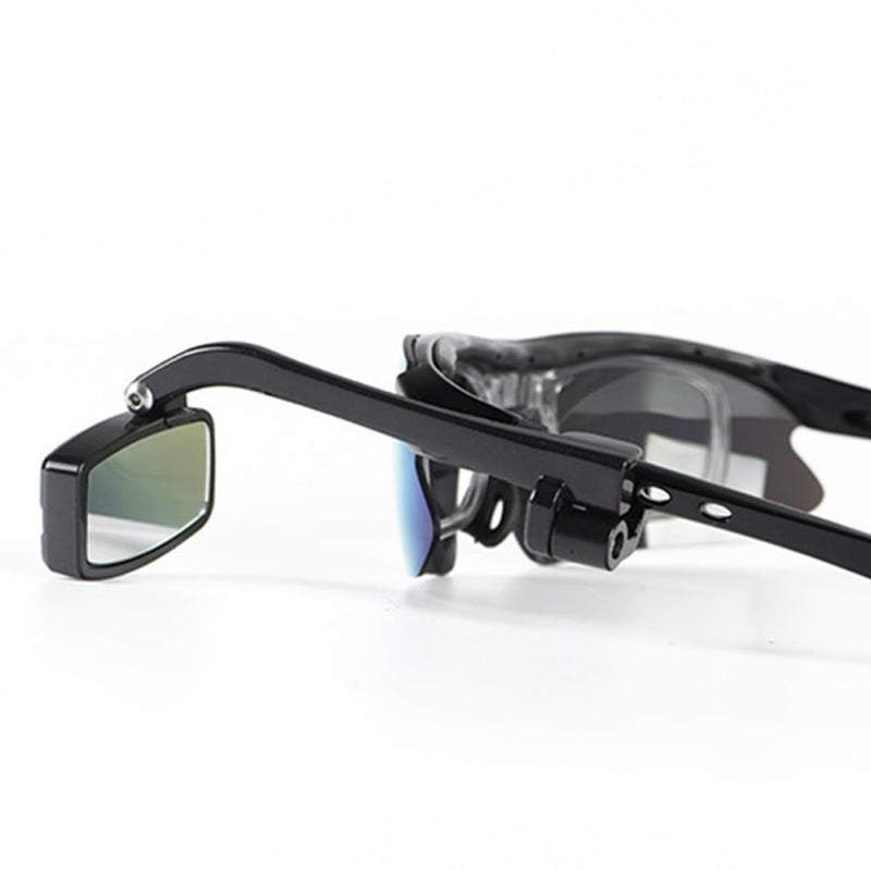 Bicycle Rearview Mirror Wide Angle HD Convex Lens Easy Install for Mountain Road Bike - Image 5