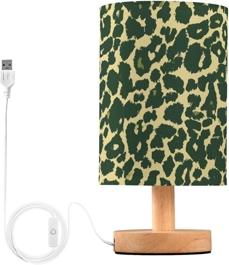 KLL Yellow Black Leopard Print Table Led Lamp Lights for Night Vision for Porch Lamp for Boys for Small Spaces Set de lamparas - Image 1