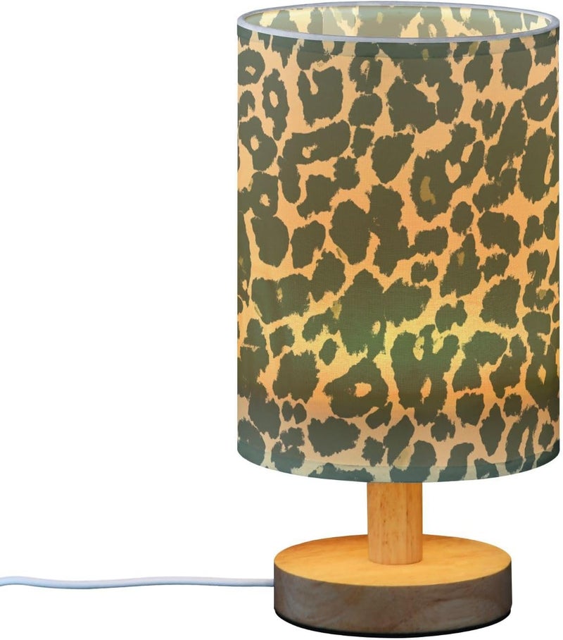 KLL Yellow Black Leopard Print Table Led Lamp Lights for Night Vision for Porch Lamp for Boys for Small Spaces Set de lamparas - Image 2