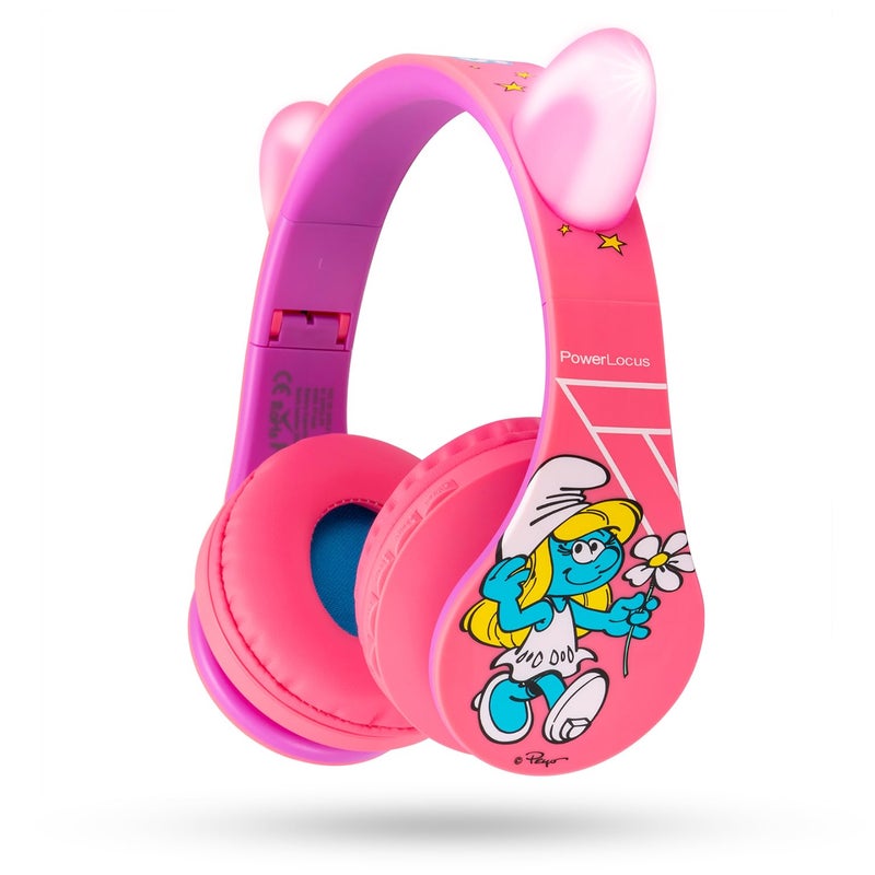 PowerLocus Bluetooth Headphones for Kids, Wireless Foldable Headphones Over Ear, Headphone with Microphone, 85/94dB Volume Limit, Wireless and Wired Headset with Micro SD, FM for Phones/Tablets/PC/TV - Image 1
