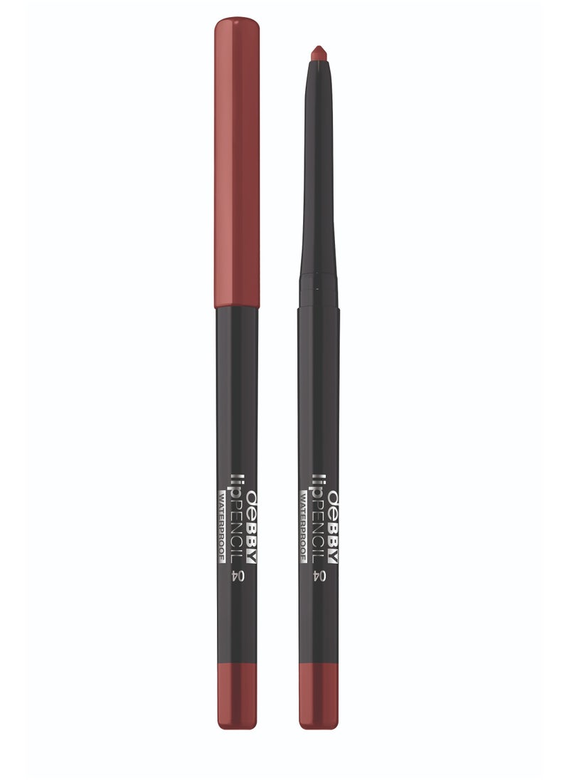 Debby - Debby Lip Pencil Waterproof 04 - Brown - Image 1