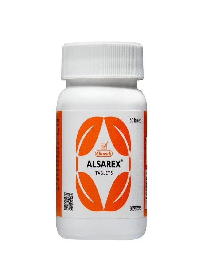 Charak Pharma Alsarex Tablet for Acidity & Stomach Health | Natural Remedy for Indigestion & Heartburn (Pack of 1-60 Tablets)