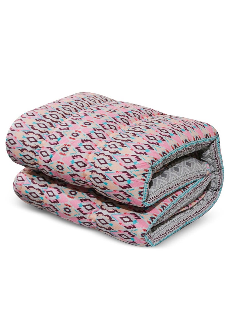 لحاف مشجر قطن 2 قطع مقاس 180×240 سم موديل 165 من فاميلي بد