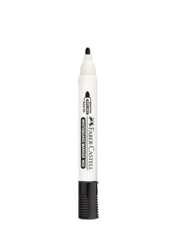 FABER-CASTELL 10 قطع من أقلام تحديد السبورة البيضاء القابلة للمسح بحبر أسود طرف مدبب - Image 2