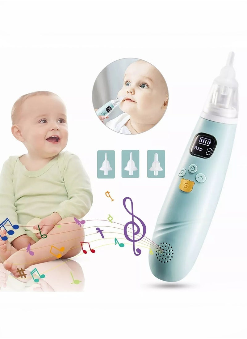 ONETO - Baby Nasal Aspirator Toddler Electric Nose Aspirator Automatic Nose Cleaner Adjustable Suction Music and Light Soothing Function - Image 1