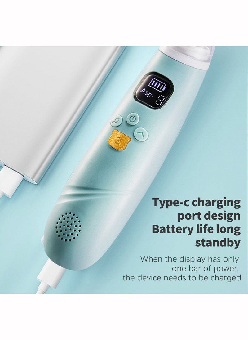 ONETO - Baby Nasal Aspirator Toddler Electric Nose Aspirator Automatic Nose Cleaner Adjustable Suction Music and Light Soothing Function - Image 1